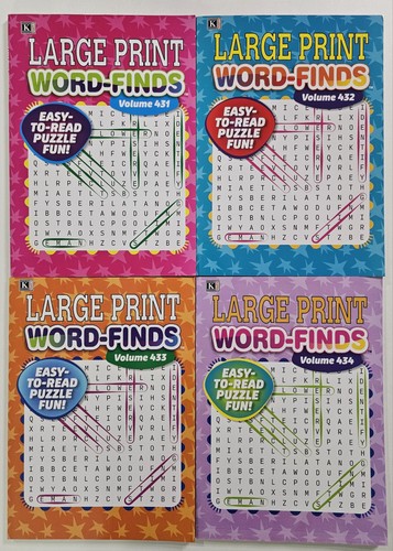 Large print word finds - 4,